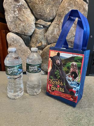 Clark's Bears tote bags